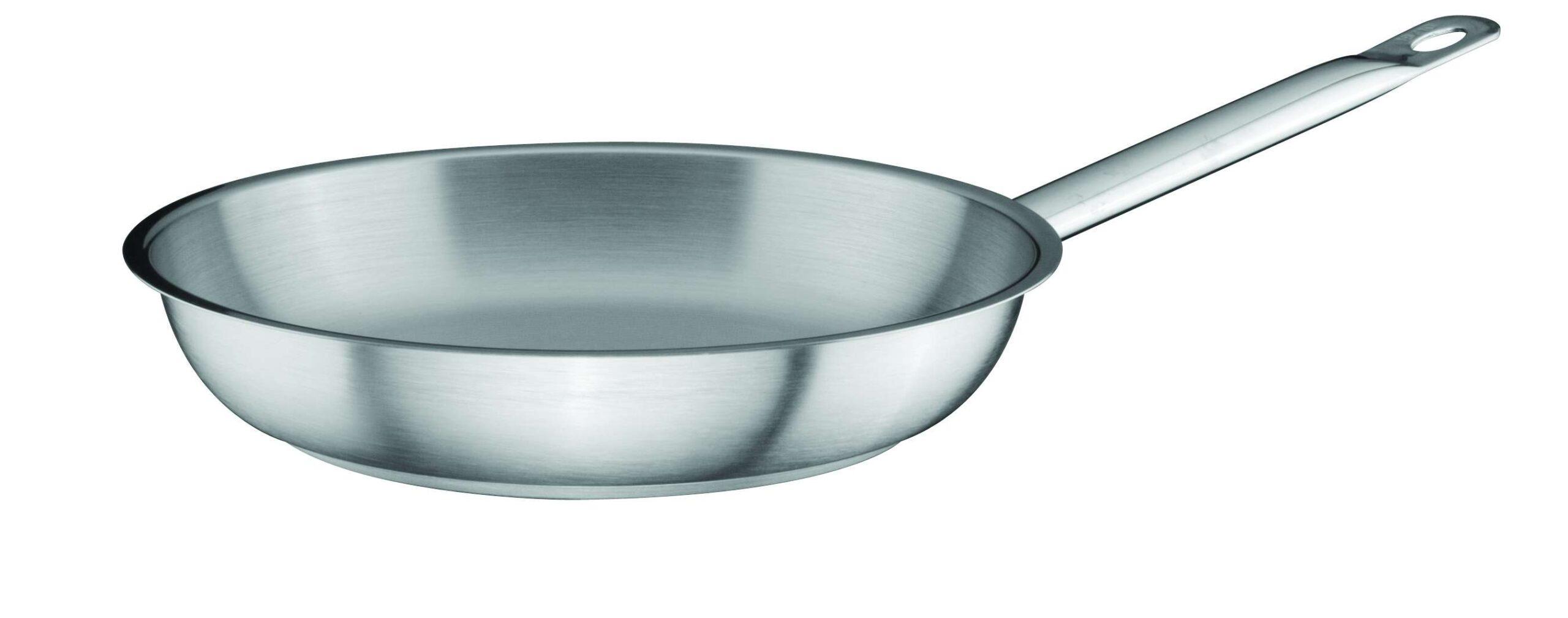 Ozti Stainless Steel Frypan 20 cm x 4 cm Silver Stainless Steel