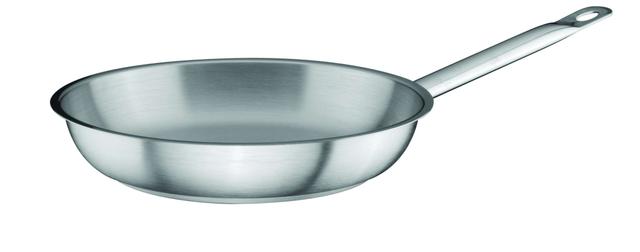 Ozti Stainless Steel Frypan 24 cm x 4.5 cm Silver Stainless Steel - SW1hZ2U6MTg3MzEwNg==