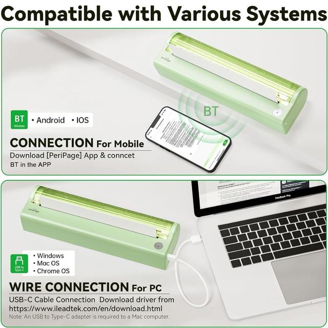 PeriPage P80 Portable Thermal Printer