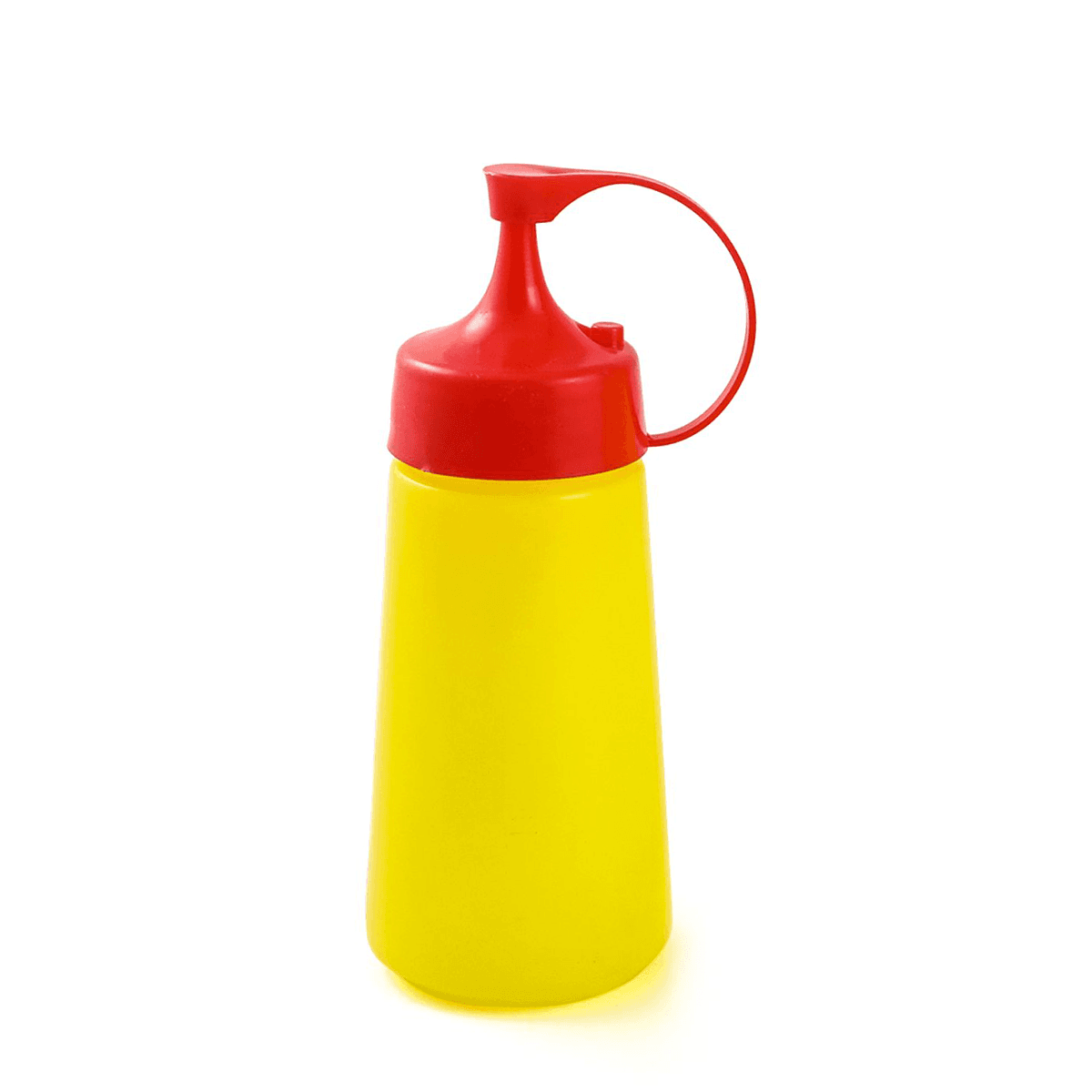 سكويزر 240 مل مع غطاء بلاستيك أصفر Plastic 240 ml Squeezer Yellow 8" Yellow
