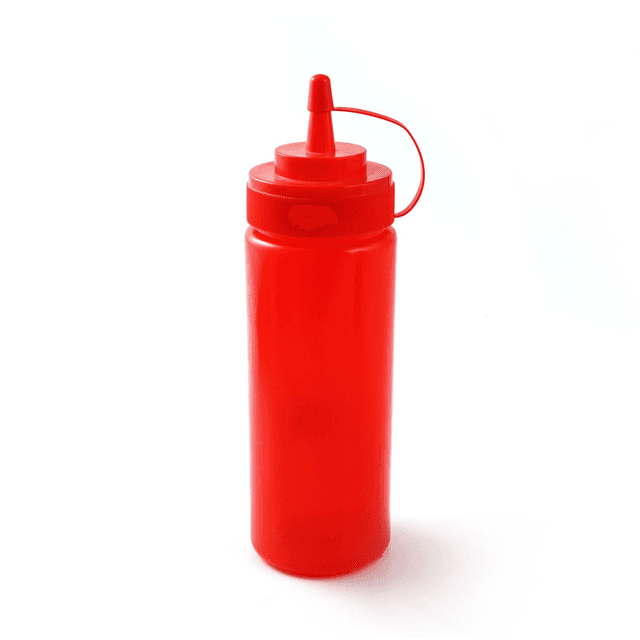 سكويزر 350 مل مع غطاء بلاستيك أحمر Plastic 350 ml Squeezer Red Red - SW1hZ2U6MTg0OTkzMw==