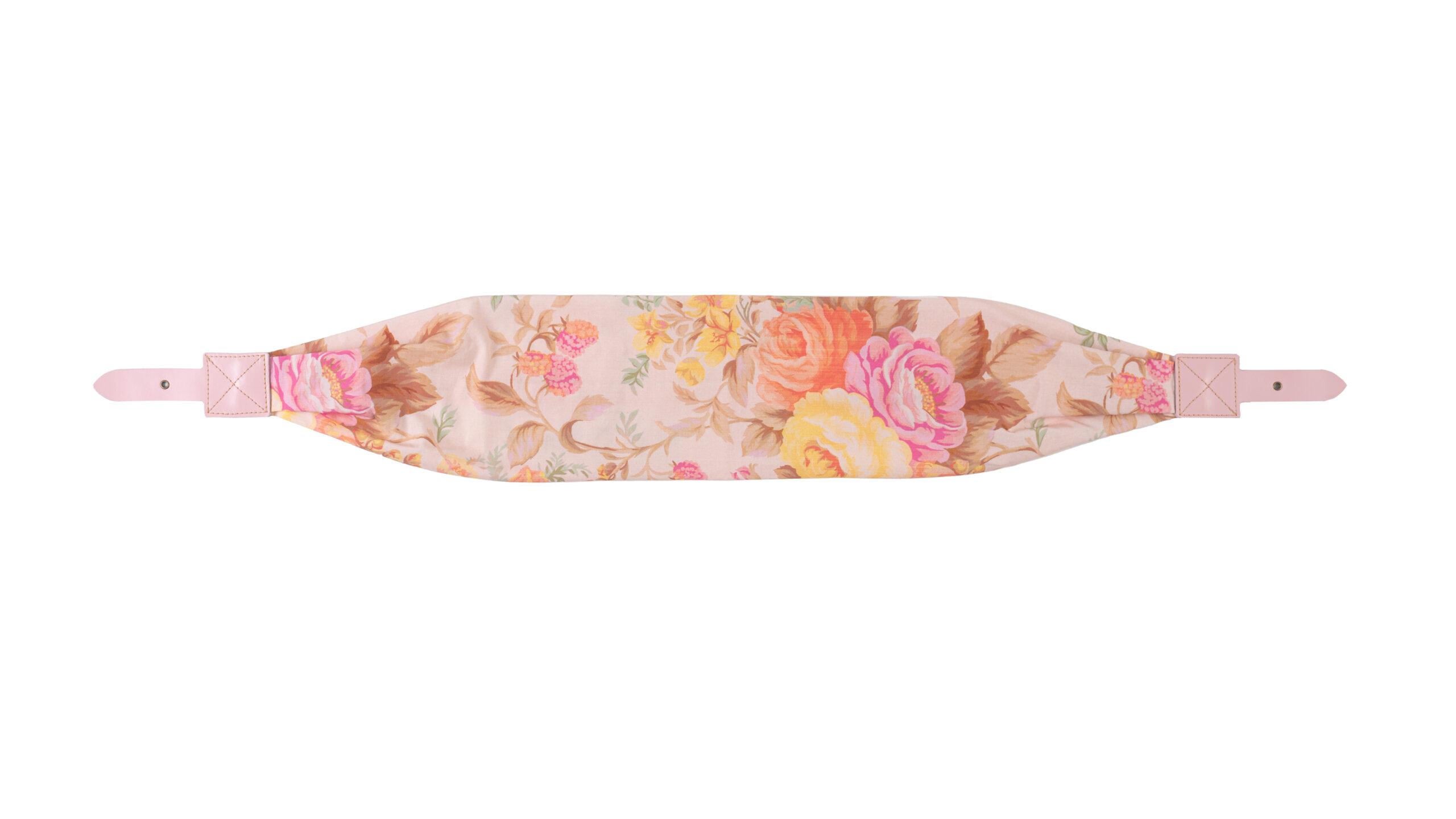 حزام قماشي لحافظة الطعام 95 * 14 سم وردي بولار بوكس Polarbox Interchangeable Strap Flower Pink