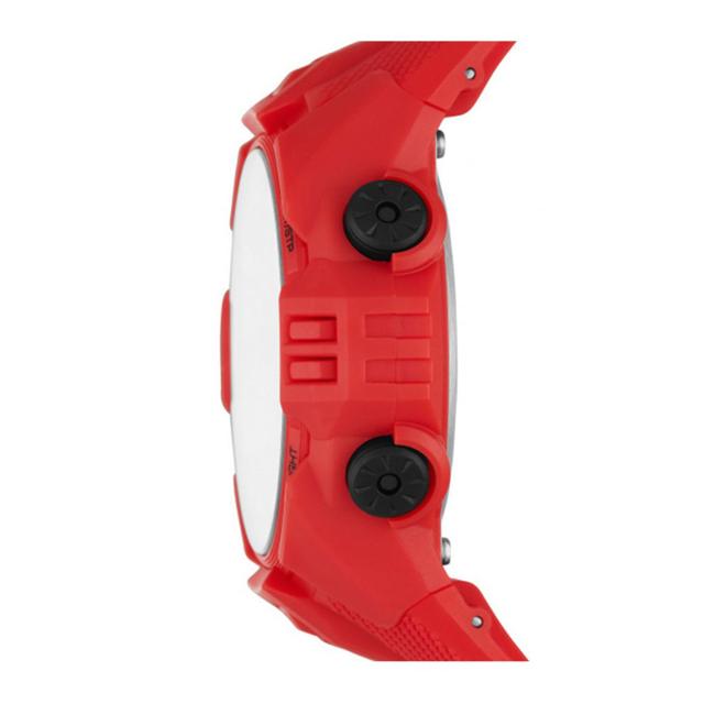 Puma Digital Mechanical Watch For Men With Red Plastic Band- 10 Atm - Pu P5040 - SW1hZ2U6MTgxODk3Mw==