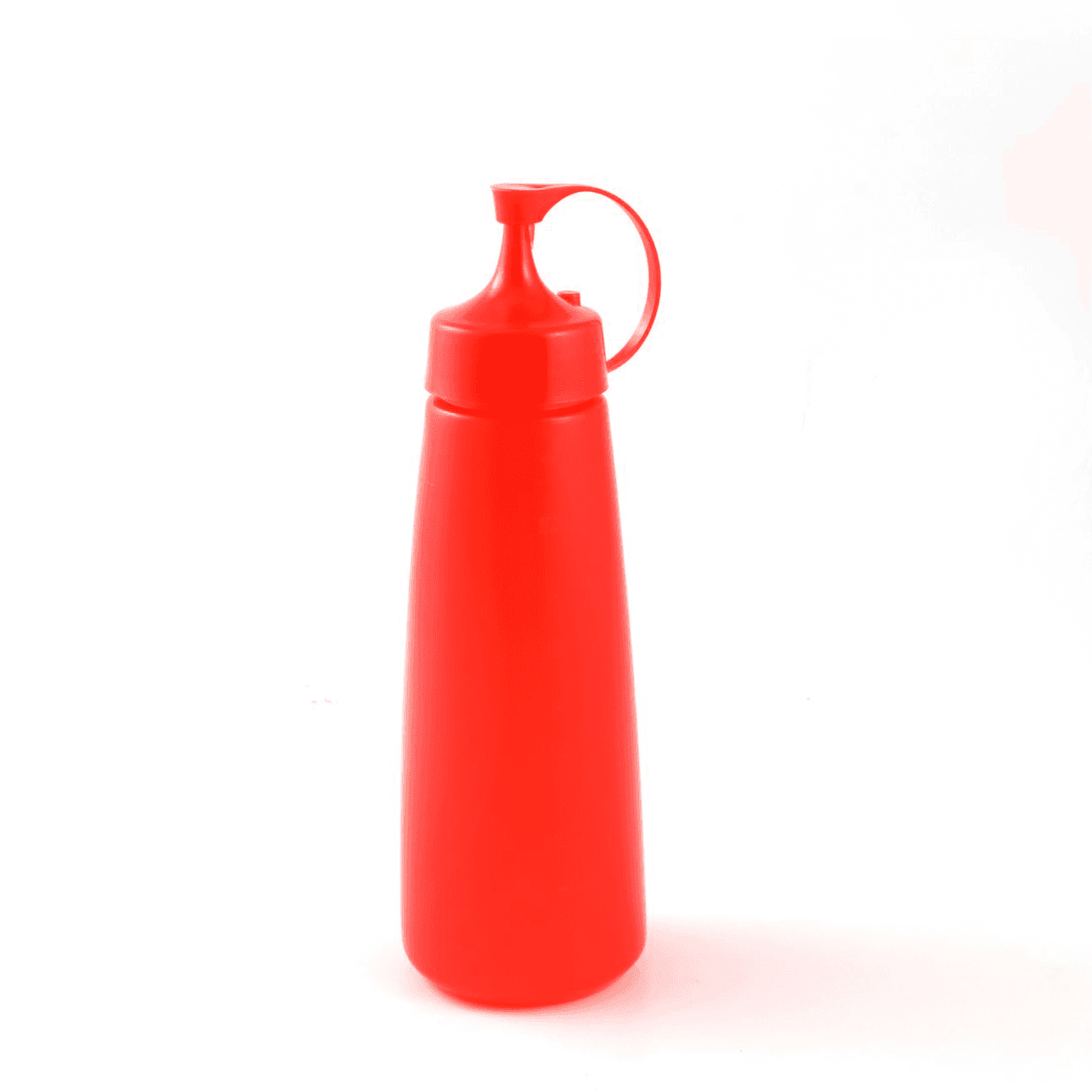 Red Plastic 530 ml Squeezer Red