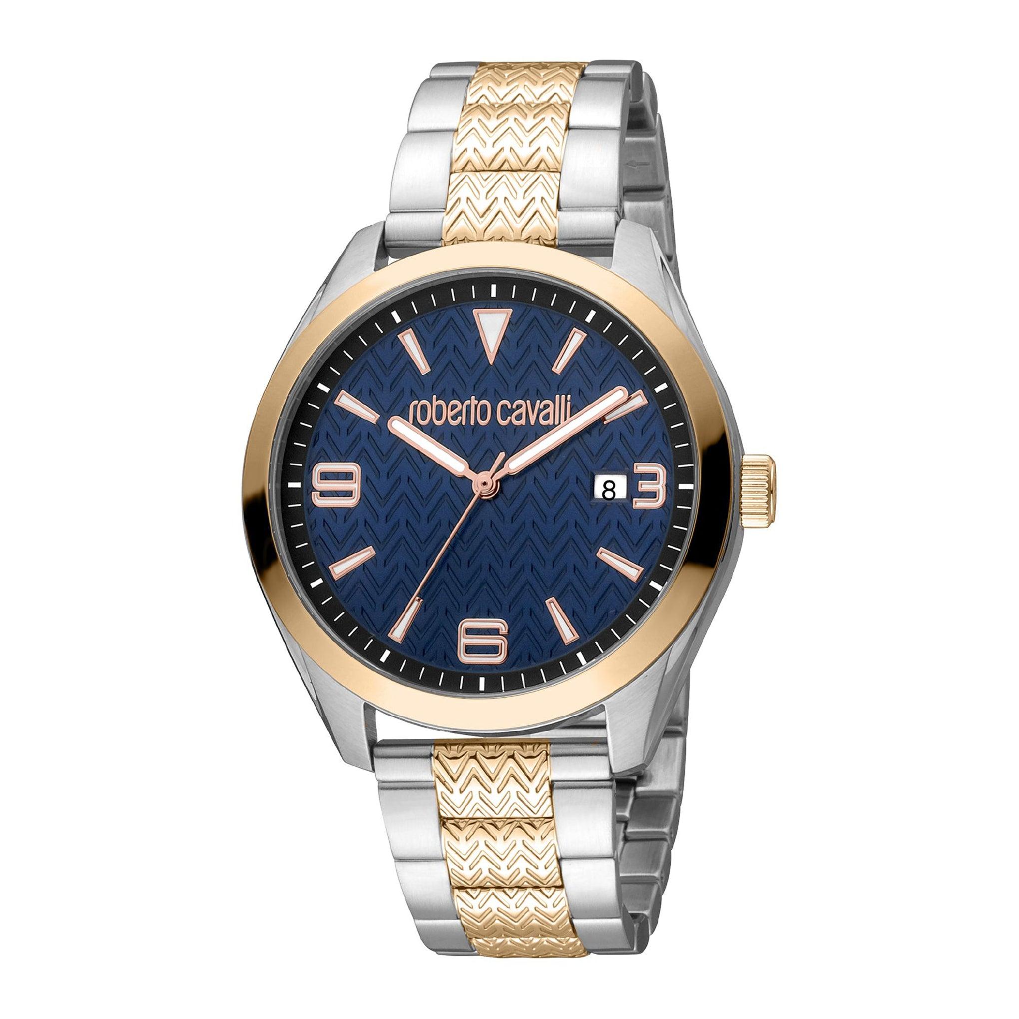 ساعة سيتيزن 2315 للرجال كوارتز ستانلس ستيل بلونين من روبرتو كافالي Roberto Cavalli Men's Citizen 2315  Rc5g048m0085