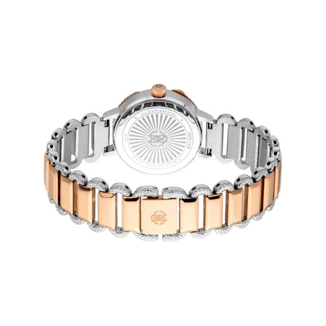 Roberto Cavalli Women's Vista Two Tone Silver & Rose Gold Color Watch Rc5l020m0105 - SW1hZ2U6MTgxNzEzOQ==