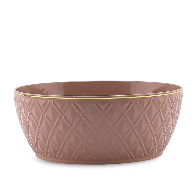 Rose Brown Washing Bowl 21 cm x 8.5 cm RS-1717 Brown - SW1hZ2U6MTg1NjYyNw==