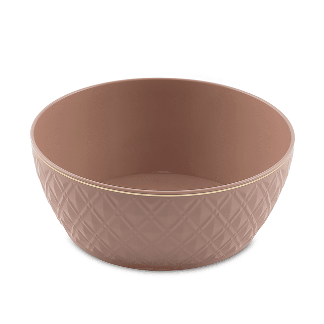 Rose Brown Washing Bowl 21 cm x 8.5 cm RS-1717 Brown - SW1hZ2U6MTg1NjYyNQ==