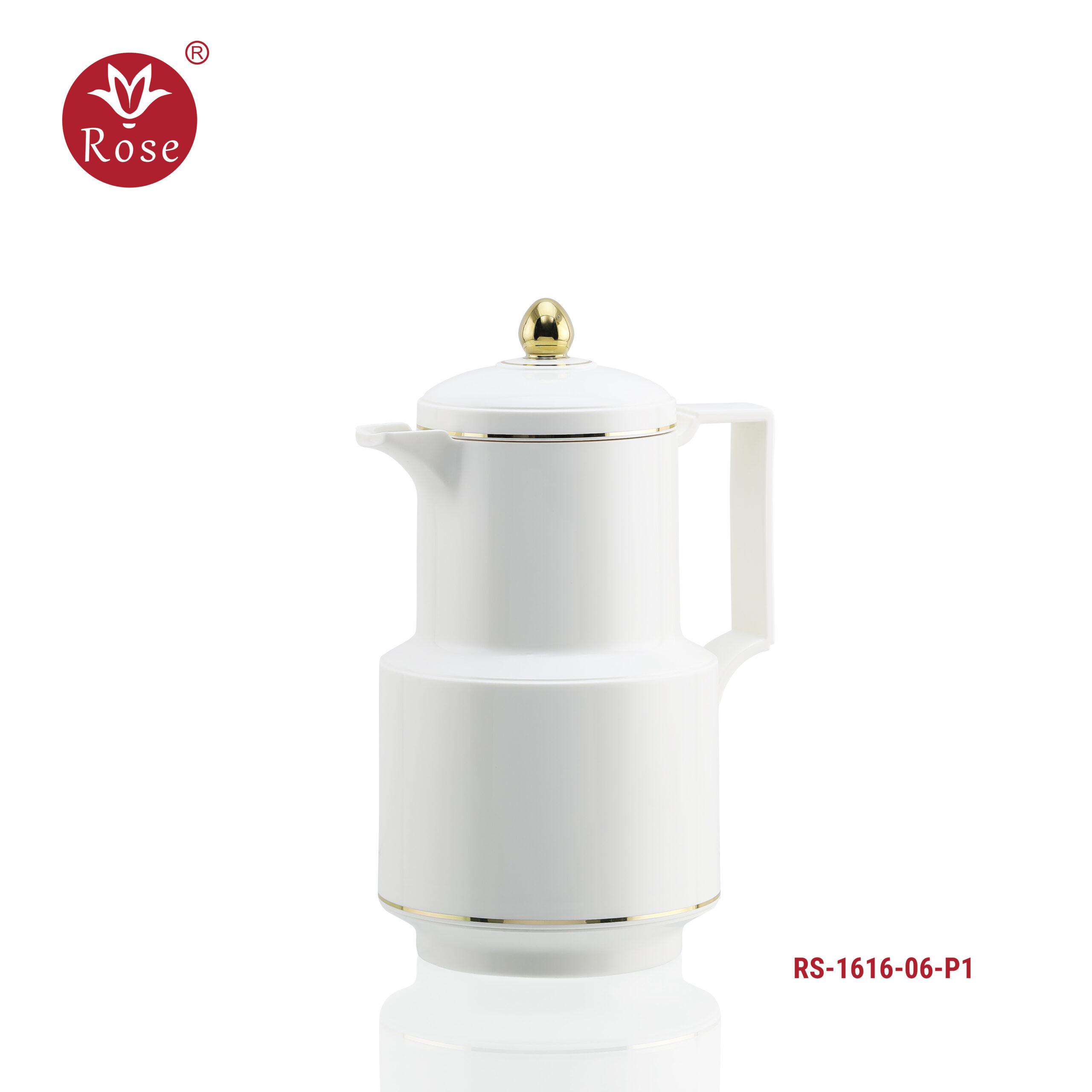 Rose Pearl White Vacuum Flask 600 ml RS-1616 White