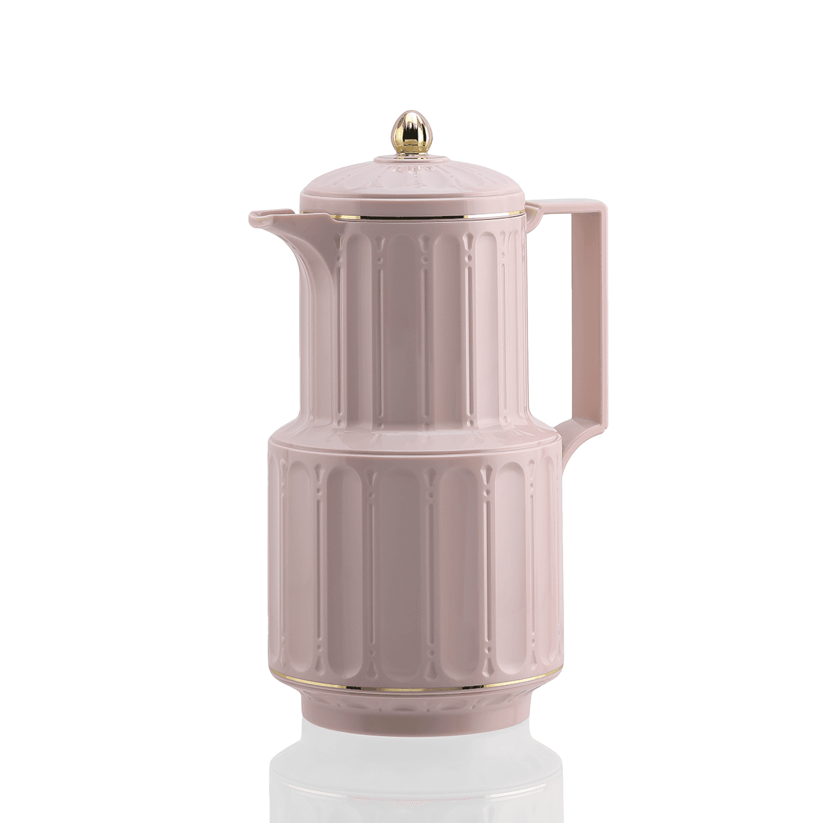 ترمس شاي بلاستيك 1.3 لتر وردي روز Rose Tea Vacuum Flask