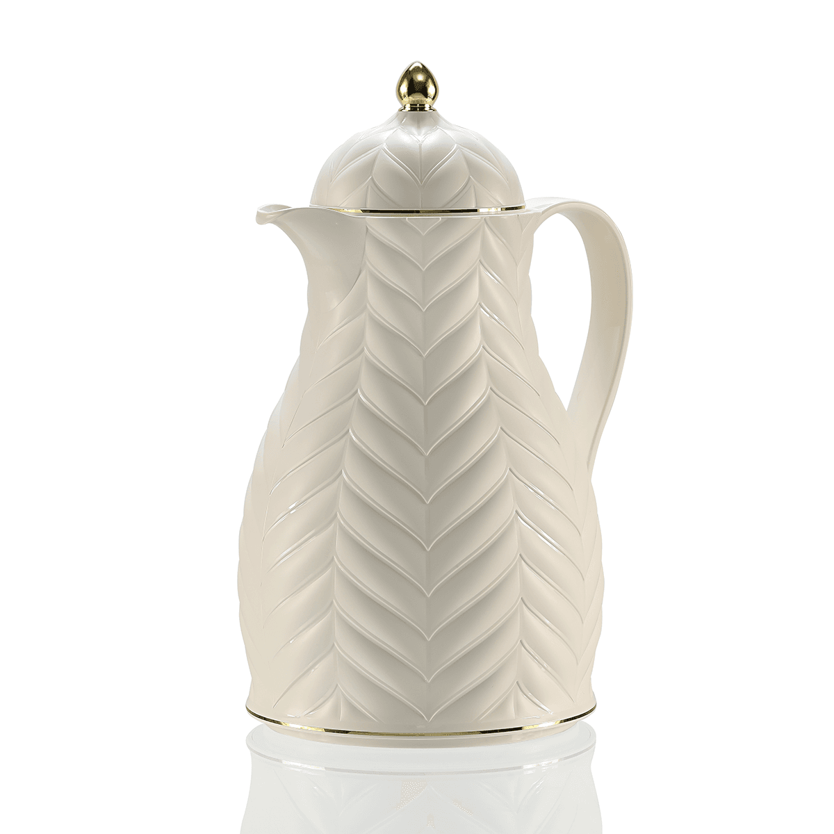 Rose White Tea Vacuum Flask 1.5 Liter RS-1919 White