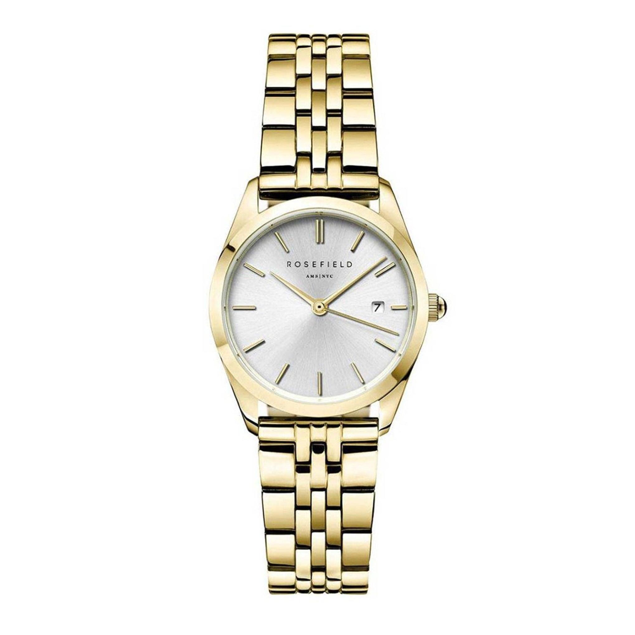 ساعة نسائية ستانلس ستيل ذهبي مقاس XS من ذا ايس روزفيلدRosefield The Ace Xs Gold Stainless Steel Bracelet Asgsg-A15