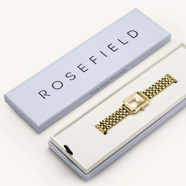 Rosefield The Octagon Three Hands 23*29mm Gold Stainless Steel Bracelet Ocgsg-O65 - SW1hZ2U6MTgxNzQzOA==