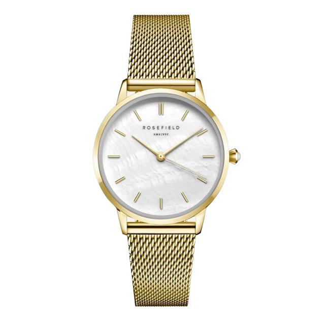 Rosefield The Pearl Watch With Metal Bracelet In Gold Color Rmgmg-R06 - SW1hZ2U6MTgyNTAzNg==