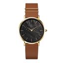 Rosefield West Village Leather Watch In Brown Wbclg-W96 - SW1hZ2U6MTgzNjc5MQ==