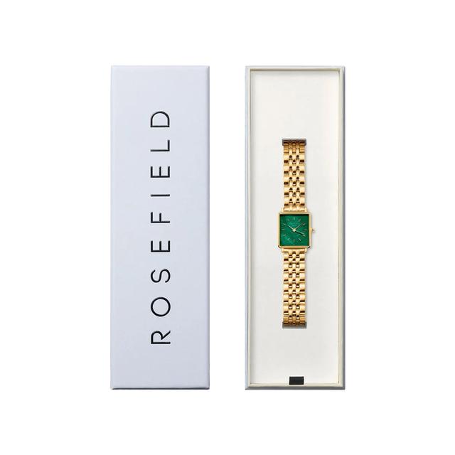 Rosefield Women's Boxy Xs Emerald Gold Stainless Steel Watch Begsg-Q050 - SW1hZ2U6MTgyNDU5Mg==