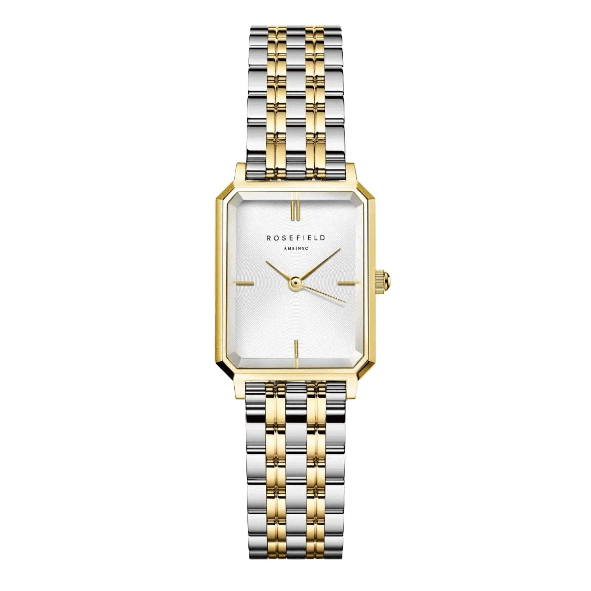 Rosefield Women's Octagon Xs Duotone Gold Stainless Steel Watch Owdsg-062