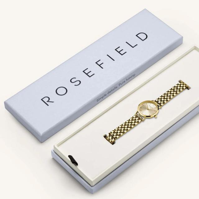 Rosefield Womens Small Edit Gold Stainless Steel Watch Scgsg-S05 - SW1hZ2U6MTgyOTU4Mg==