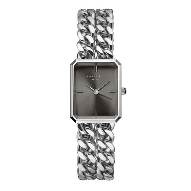 Rosefield Women's Studio Double Chain Silver Women Watch Sgsss-O78 - SW1hZ2U6MTgyODY1Mg==