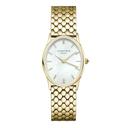 Rosefield Women's The Oval White Mop Steel Gold Watch Owgsg-Ov01 - SW1hZ2U6MTgzMDUwMg==