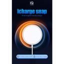 شاحن لاسلكي ايفون مغناطيسي اي كيو تاتش 15 واط IQ Touch Magnet Wireless Charger For Iphone 12 & 13 Series