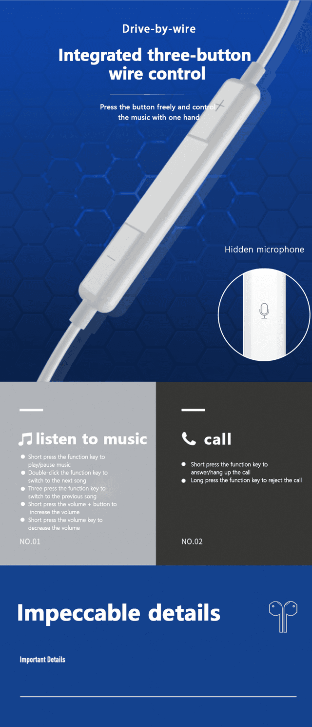 سماعة ايفون سلك اي كيو تاتش IQ Touch Wired Earbuds Headphones Lightning Plug - SW1hZ2U6MTgwOTk0Nw==
