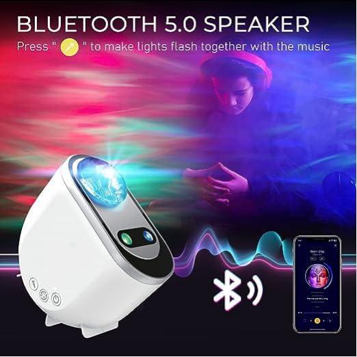 Sandokey Galaxy Star Projector, 3 In 1 Led Northern Lights Aurora Projector, 6 White Noise Starry Moon Light With Bluetooth Speaker For Adult Kids Gift, Bedroom, Room Décor - SW1hZ2U6MTg0MTc4NA==