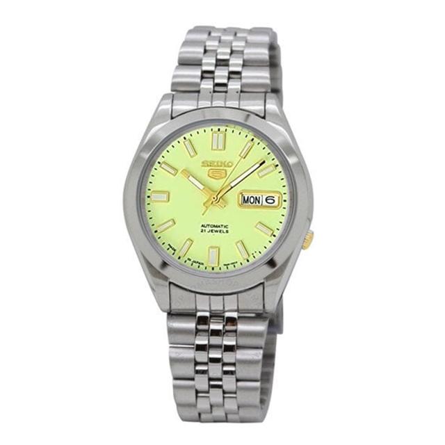 ساعة رجالية أوتوماتيكية بمينا مضيئة من سايكو Seiko 5 Snkf71j1 - SW1hZ2U6MTgyNTAyOA==