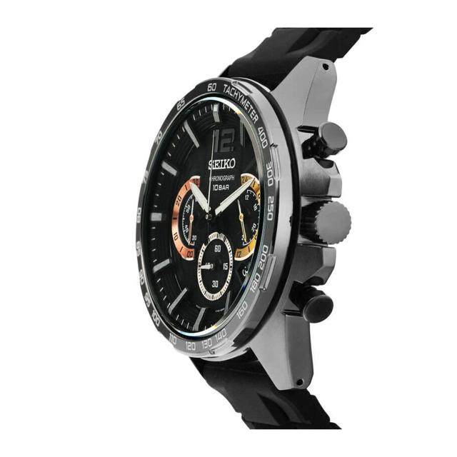 ساعة رجالية كرونوغراف بحزام سيلكون أسود من سايكو Seiko Conceptual  Ssb349p1 - SW1hZ2U6MTgyNzgwNw==