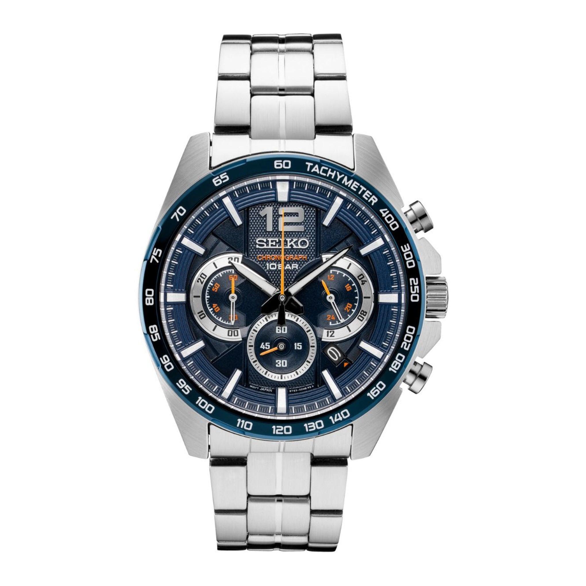 Seiko Men's Conceptual Series Chronograph And Stainless Steel Watch Ssb345p1