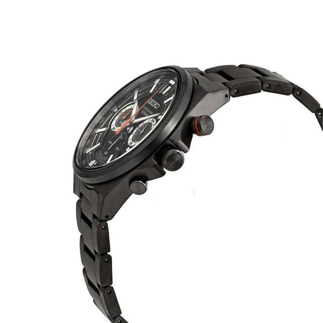 ساعة رجالية كرونوغراف ستانلس ستيل أسود من سايكو Seiko  Ssb399p1 - SW1hZ2U6MTgyNzc5NA==