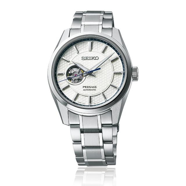 ساعة رجالية أوتوماتيكية ستانلس ستيل من سايكو Seiko Men's Presage Sharp Edged Series Spb309j1 - SW1hZ2U6MTgxNzc1Ng==