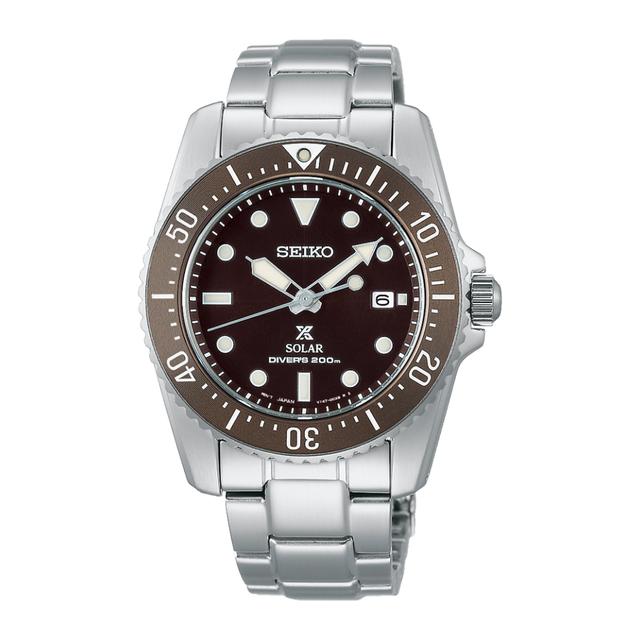 ساعة  للرجال بروسبكس كومباكت فضية تعمل بالطاقة الشمسية من سايكو Seiko Men's Prospex Compact  Sne571p1 - SW1hZ2U6MTgxNjg1MA==