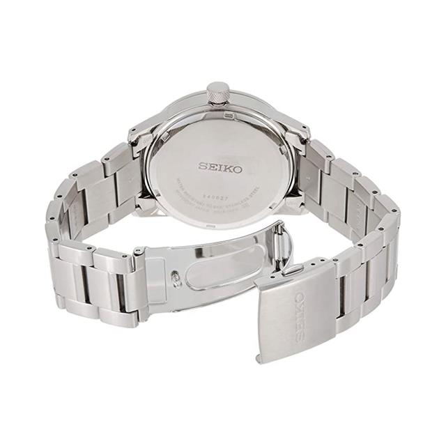 ساعة رجالية كوارتز ستانلس ستيل بمينا أسود من سايكو Seiko  Sur269p1 - SW1hZ2U6MTgyNjgxOA==