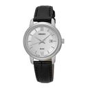 Seiko Women's Round Shape Leather Band Analog Wrist Watch Sur743p1 - SW1hZ2U6MTgyNzc4NQ==