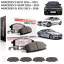 Mercedes S Class W222 and SL R231 - Carbon Fiber Ceramic Brake Pads by PowerStop NextGen - SW1hZ2U6MTkxOTczNw==