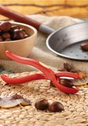 Snips Iron Pan & Chestnut Cutter Set Red Silver Iron PP Wood - SW1hZ2U6MTg1OTg1Mg==