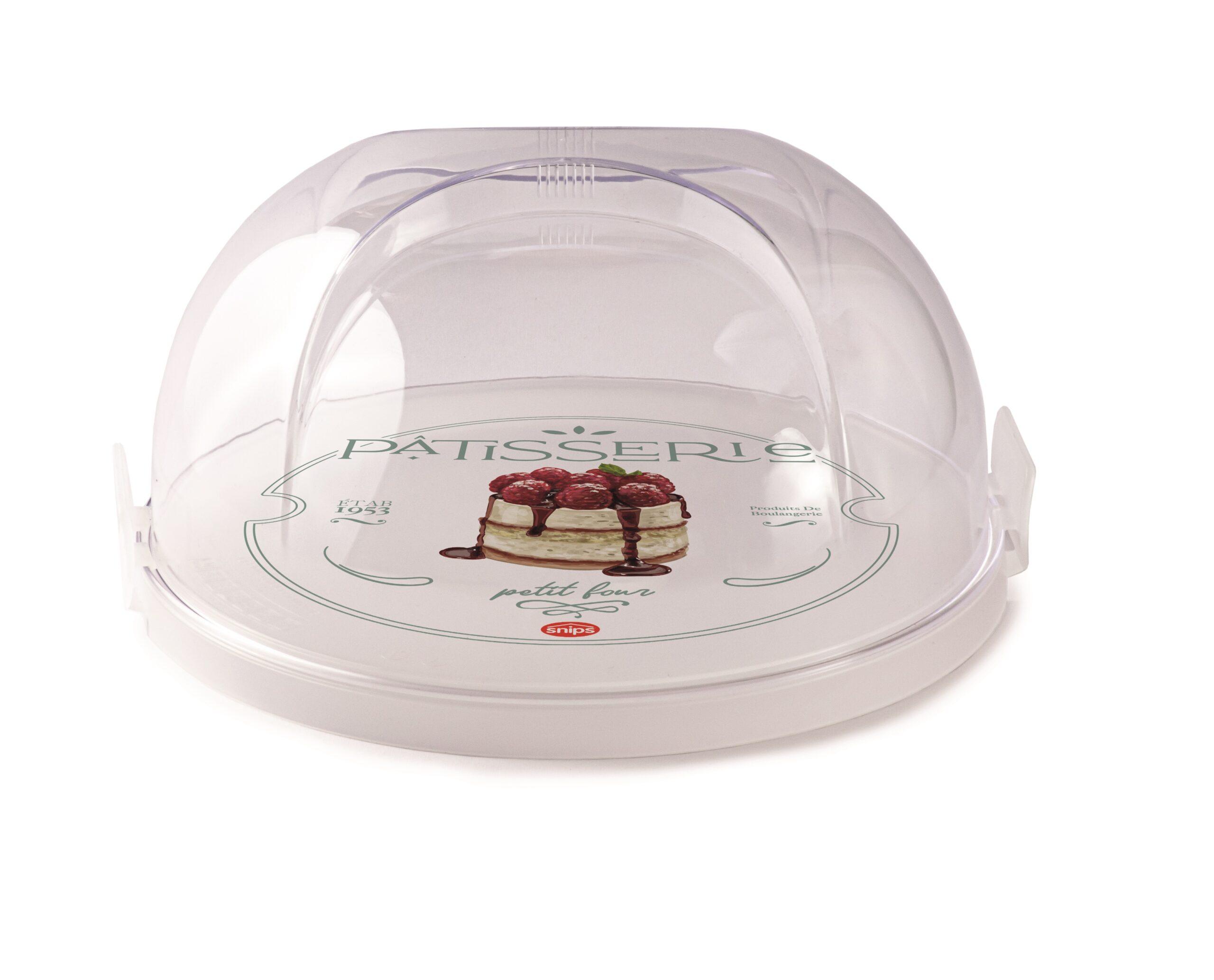 Snips Pastries Keeper Transparent White PP PS