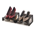 منظم أحذية بلاستيك أسود من سنيبس Snips Shoes Organizer