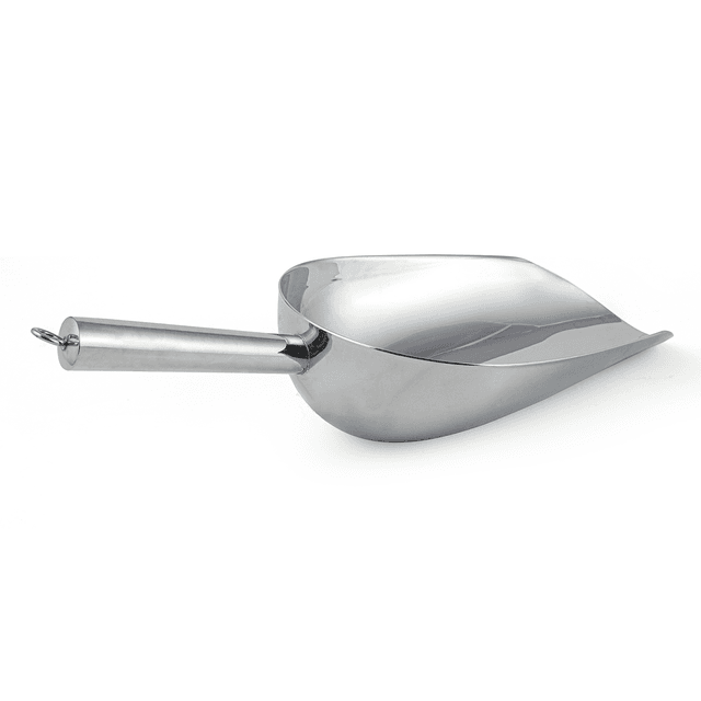 مغرفة ثلج ستانلس ستيل 19 سم فضي Stainless Steel Ice Scoop - SW1hZ2U6MTg1MDU1Mg==