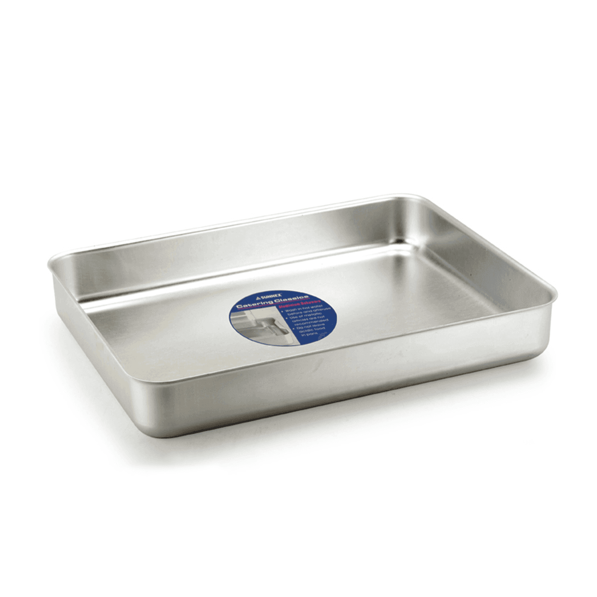 Sunnex Aluminium Bakewell Pan Silver Aluminium