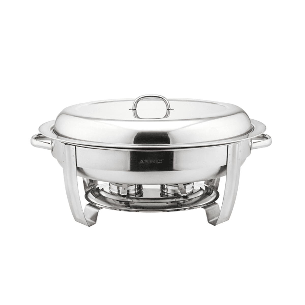 سخان طعام بوفيه بيضوي 9 لتر ستانلس ستيل فضي سانكس Sunnex Regal Stainless Steel Chafer Oval