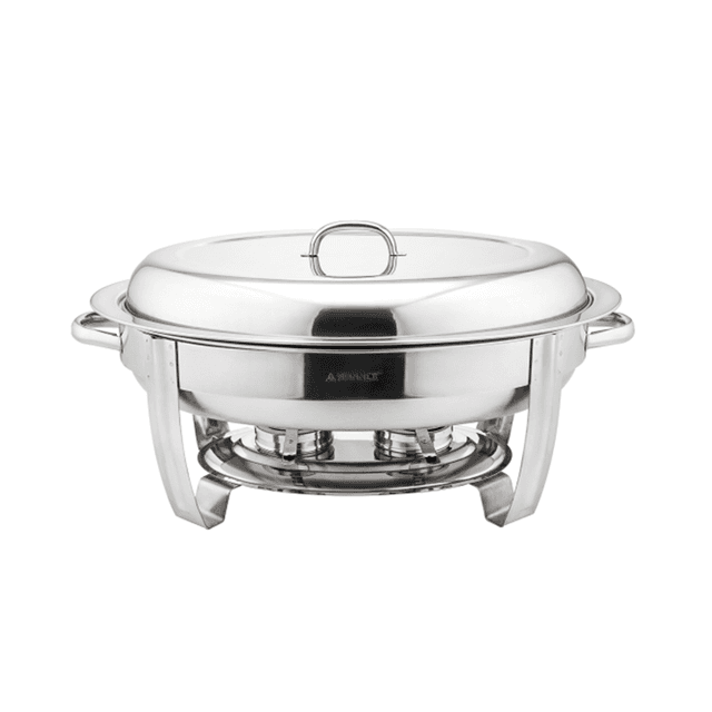 سخان طعام بوفيه بيضوي 9 لتر ستانلس ستيل فضي سانكس Sunnex Regal Stainless Steel Chafer Oval - SW1hZ2U6MTg2MDQyNg==