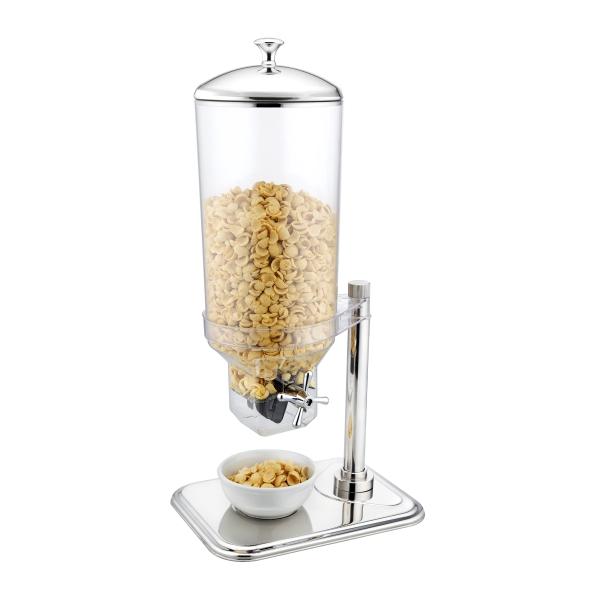 Sunnex Stainless Steel Cereal Dispenser 7 Liter Silver Transparent Stainless Steel - SW1hZ2U6MTg2MDQzMg==