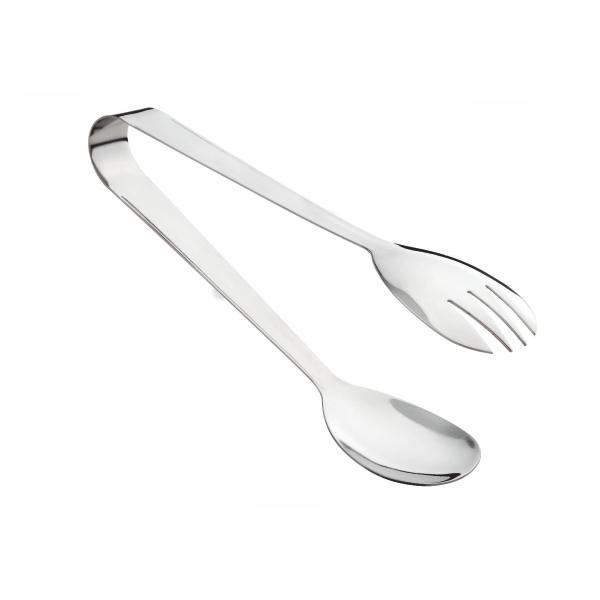 ملقط اكل للسلطات ستانلس ستيل 20.5 سم فضي سانيكس Sunnex Stainless Steel Salad Tongs 20.5 cm Silver Stainless Steel