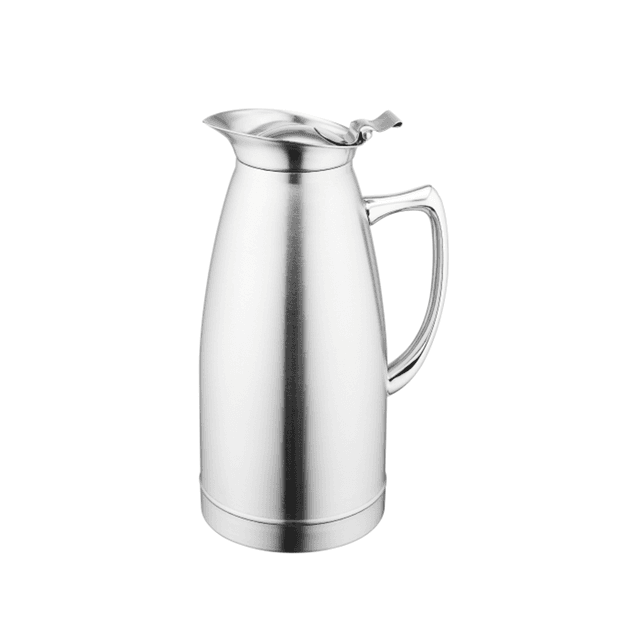 ترمس شاي وقهوة حافظ للحرارة 1 لتر ستانلس ستيل فضي سانكس Sunnex Stainless Steel Vacuum Beverage Pot - SW1hZ2U6MTg2MDU2OQ==