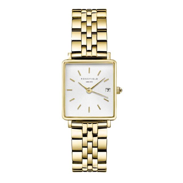 The Mini Boxy 22mm Gold Steel White Sunray Dial Watch Qmwsg Q021 - SW1hZ2U6MTgyODY4Mg==