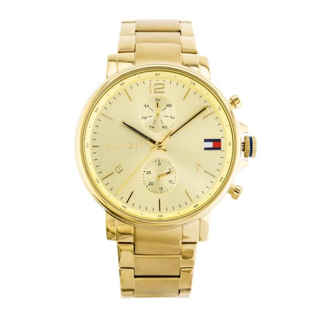 Tommy Hilfiger Daniel Men's Multi Dial Quartz Gold Stainless Steel Watch 1710415 - SW1hZ2U6MTgxNzY2MQ==