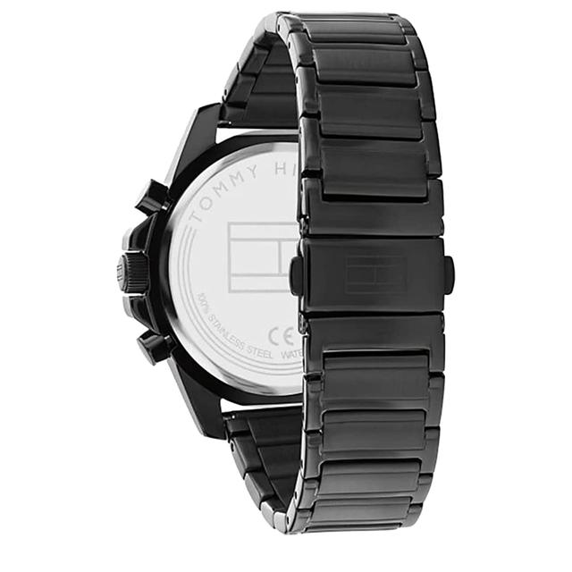 Tommy Hilfiger Mason Men's Analog Quartz Black Stainless Steel Watch 1791935 - SW1hZ2U6MTgxOTg1OA==