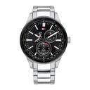 Tommy Hilfiger Men's Chronograph Silver Stainless Steel Band Watch - 1791639 - SW1hZ2U6MTgyMTA4OA==